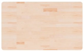 kezeletlen tömör fa fürdőszobai pult 100x60x2,5 cm