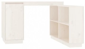 fehér tömör fenyőfa íróasztal 110x50x75 cm