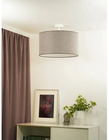 Duolla - Felületre szerelhető csillár ROLLER ECO RECYCLING 1xE27/15W/230V átm. 45 cm barna