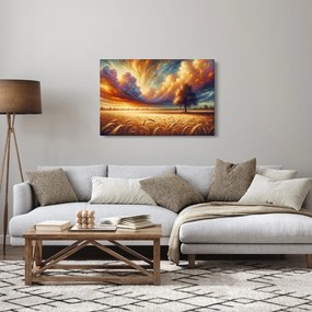 Kép – Fa a mezőn (90x60 cm)
