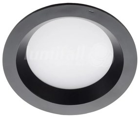 LUMIFALL SANTOLED-175-BL SANTOLED Fürdőszobai Beépíthető Lámpa Fekete LED IP20