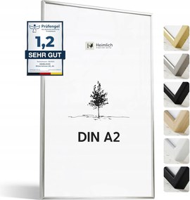 3 db-os fém képkeret szett ezüst színben 13 18 cm-es méretben