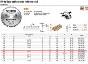 Fűrész Hm 210x30x2,8/1,8 Z=24 Hosszanti Vágás