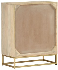 tömör mangófa tálalószekrény 2 ajtóval 55 x 30 x 70 cm