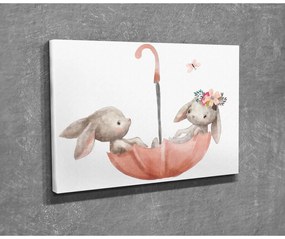 Gyerekszoba kép 40x30 cm Bunnies – Wallity