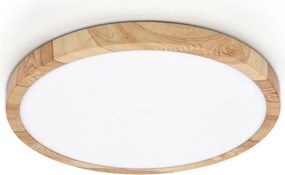 ITALUX PLF72836400R32WWO ALATA Kerek Mennyezeti Lámpa Opál, Faipari LED IP20