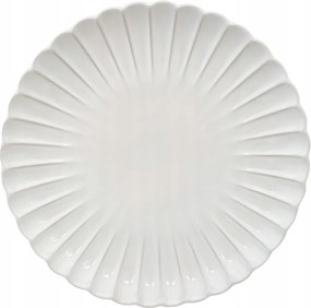 Ebédlő Tányér Nagy 26CM Fehér Kerámia Lapos Tányér