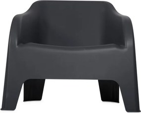 Műanyag szék PETRA ARMCHAIR grafit