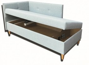 Egyszemélyes ágy (heverő) 90 cm Alissa (rugós matraccal) (B). 1052021