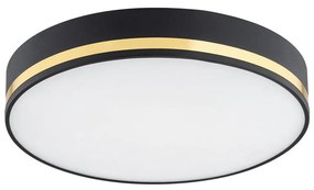 Argon 6141 - Mennyezeti lámpa AMORE 3xE27/15W/230V átmérő 45 cm fekete/arany