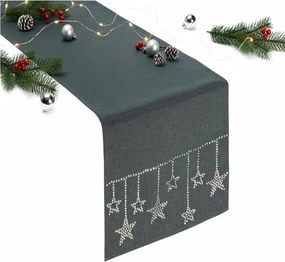 KarĂĄcsonyi FutĂłfelĂŒlet Asztalra 33x140 Eurofirany Strasszok