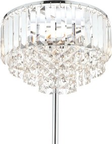 LAURA ASHLEY 3603227-Q Kristály Állólámpa Fehér, Csiszolt króm G9 IP20