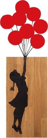 Fa fali dekoráció, banksy - 17