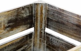 DIVERO Kerti fa tároló doboz 3 db VINTAGE51 x 36 x 23 barna