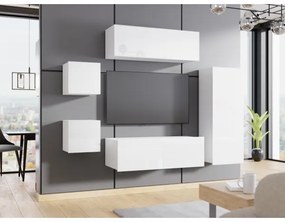 Faliszekrény CALABRINI 34x105 cm fehér