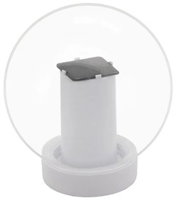 LED Szolár lámpa LED/900mAh IP68 fehér