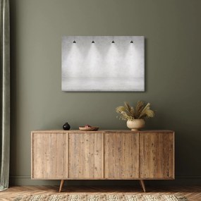 Kép - Betonfal fényekkel (90x60 cm)