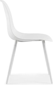 Étkezőszék OSAKA, műanyag, fehér