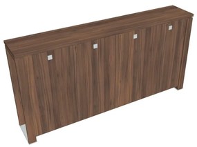 Verno+ közepes gardrób 260 x 46 x 130 cm, dió