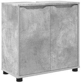 Fürdőszoba mosdószekrény Beton Szürke 60 x 30 x 60 cm Faanyag