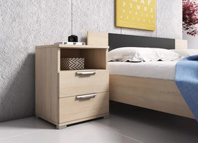 NAKA 2S SZAFKA NOCNA SONOMA JASNA 16mm