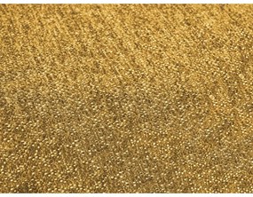 Mustársárga zsenília kinyitható-tárolóhelyes sarokkanapé (bal oldali-U alakú) Everest – Bobochic Paris