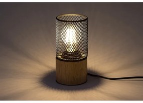 Rabalux 74040 - CALLUM asztali lámpa 1xE27/25W/230V bükk