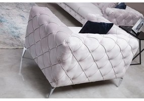 Világosszürke fotel Como – Artie