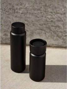 Fekete rozsdamentes acél termobögre 400 ml Singles – Zone