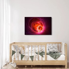 Modern rózsaszín absztrakció képe (90x60 cm)