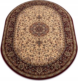 Nappali Szőnyeg Polonia gyapjú ovális Beshir rozetta Keret j.rubin 2 170x235 cm