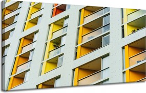 Vászonkép Blokk Lakás Épület Városépítészet 120x60