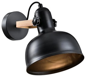 Fali spotlámpa RENO 1xE27/40W/230V fekete