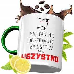 Zöld Bögre Baristáknak Születésnapi Ajándék fényképes nyomtatással