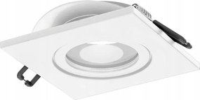 Dari S mennyezeti spot lámpatest, MR16/GU10, négyzet, fehér IP44