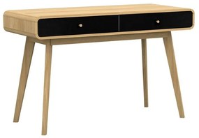 Íróasztal tölgyfa dekorral 50x120 cm Cassie - Støraa