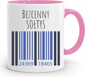 Soltys Bögre Rózsaszín Felbecsülhetetlen Értékű Soltys nyomott mintával, fényképpel