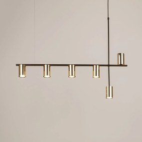Sigma lighting modern függeszték vendo fekete sárgaréz sig33696