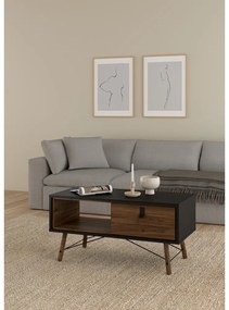 Sötétbarna dohányzóasztal 48x102 cm Ry – Tvilum