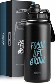 Etipik Rozsdamentes acél víz termosz 0,95l Fém termosz