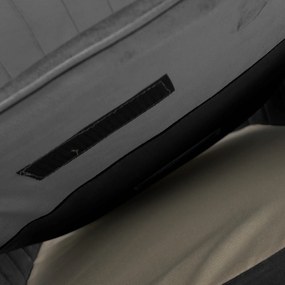 Irodai fotel, szürke Velvet anyag/króm, KLIAN