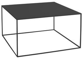 Tensio fekete dohányzóasztal, 80 x 80 cm - CustomForm