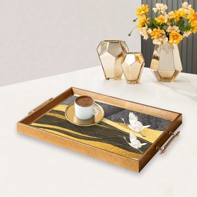 Üveg tálca, 38×24 cm – TPEA9858