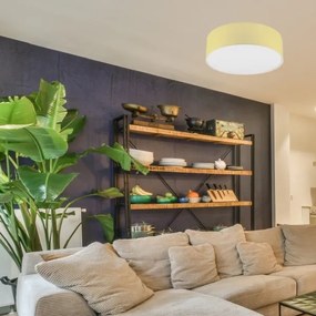 Mennyezeti lámpa SIRJA PASTEL 2xE27/60W/230V átm. 45 cm sárga