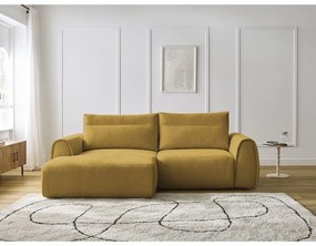 Okkersárga sarokkanapé Aden – Bobochic Paris