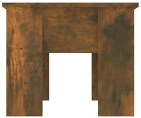 Füstös tölgy színű szerelt fa dohányzóasztal 79 x 49 x 41 cm