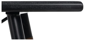 Fekete fém konzolasztal 38x120 cm Oslo – Ixia