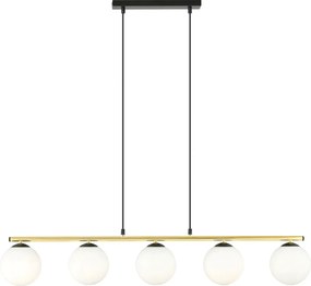 Emibig modern függeszték allora fehér fekete arany emi1254/5
