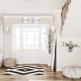 Csillár zsinóron HELEN 2xE27/15W/230V fehér