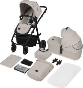 Lionelo - AMBER PLUS 2 az 1-ben kombinált babakocsi, homokbézs